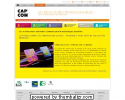 3e rencontres communication & technologies nouvelles - Rencontre Cap'Com